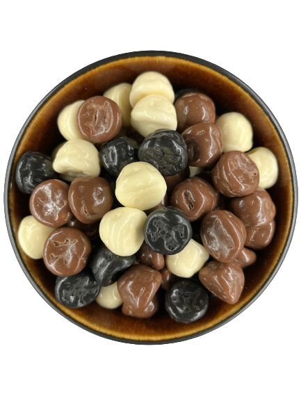 Polly lakrids - chokolade skum kugler