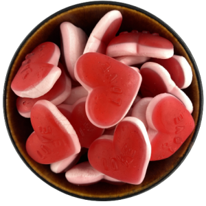 sweethearts vingummi og skum slik