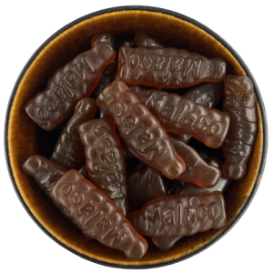 store colaflasker vingummi