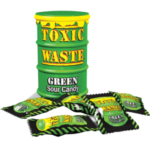 Toxic Waste - Green Sour Candy Drum 42 gr.