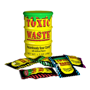 Toxic Waste - Yellow Sour Candy Drum 42 gr