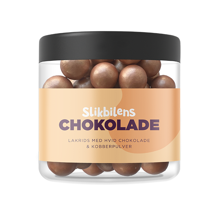 Lakridskugler med Hvid Chokolade & Kobberpulver Large - 340g