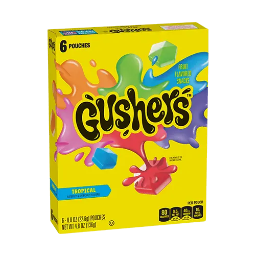 Fruit Gushers - Tropical Flavors 136g