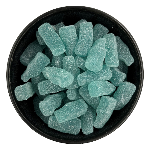 Slikbilen - Sour Blue Raspberry Bottles
