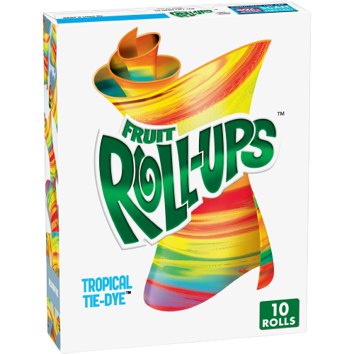 Fruit Roll-Ups - Tropical Tie-Dye 10 Pack 141g