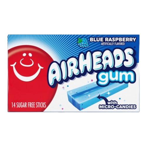 Airheads - Gum Blue Raspberry 33g
