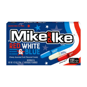 Mike and Ike - Red White & Blue 120g