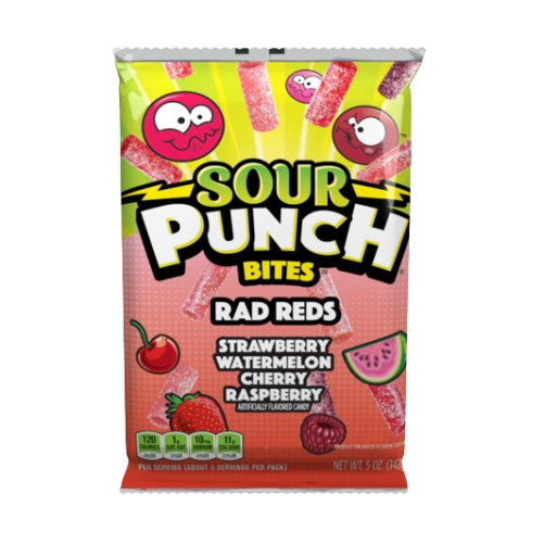 Sour Punch - Bites Rad Reds 142g